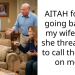 AITAH for not going back to my wife after she threatened to call the cops on me??