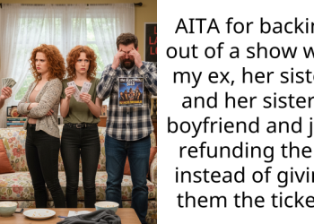 AITA for backing out of a show with my ex, her sister, and her sister’s boyfriend and just refunding them instead of giving them the tickets