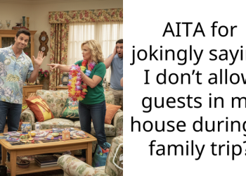 AITA for jokingly saying I don’t allow guests in my house during a family trip?