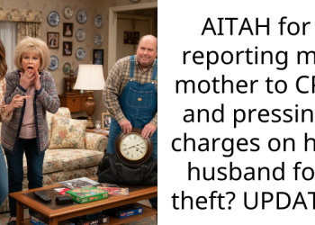AITAH for reporting my mother to CPS and pressing charges on her husband for theft? UPDATE: