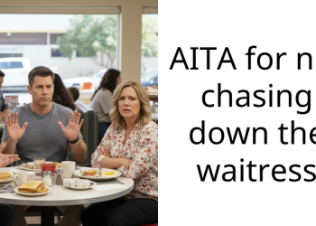 AITA for not chasing down the waitress