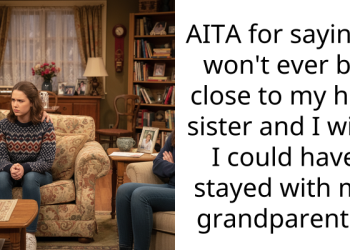 AITA for saying I won’t ever be close to my half sister and I wish I could have stayed with my grandparents?
