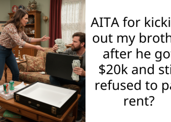 AITA for kicking out my brother after he got $20k and still refused to pay rent?