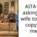 AITA for asking my wife to stop copying me?