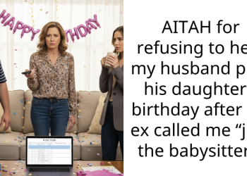 AITAH for refusing to help my husband plan his daughter’s birthday after his ex called me “just the babysitter”?