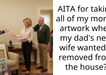 AITA for taking all of my mom’s artwork when my dad’s new wife wanted it removed from the house?