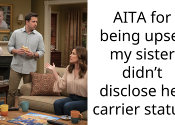 AITA for being upset my sister didn’t disclose her carrier status.