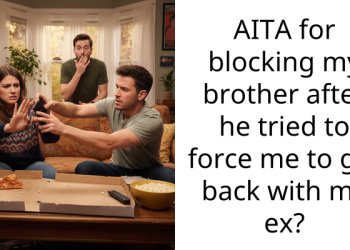 AITA for blocking my brother after he tried to force me to get back with my ex?