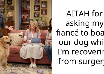 AITAH for asking my fiancé to board our dog while I’m recovering from surgery?