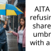 AITA for refusing to share my umbrella with a girl?