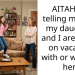 AITAH for telling my wife my daughter and I are going on vacation with or without her.