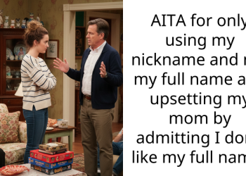 AITA for only using my nickname and not my full name and upsetting my mom by admitting I don’t like my full name?