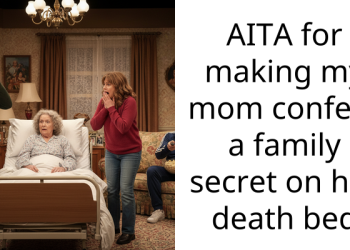 AITA for making my mom confess a family secret on her death bed