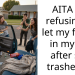 AITA for refusing to let my friend in my car after she trashed it?