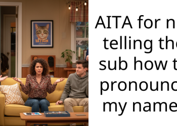AITA for not telling the sub how to pronounce my name?