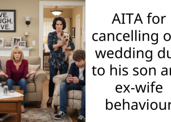 AITA for cancelling our wedding due to his son and ex-wife behaviour