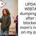 UPDATE – WIBTA for dumping my gf after she blocked my mom’s number on my phone?