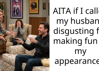 AITA if I called my husband disgusting for making fun of my appearance?