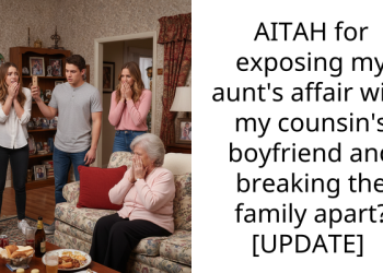 AITAH for exposing my aunt’s affair with my counsin’s boyfriend and breaking the family apart? [UPDATE]