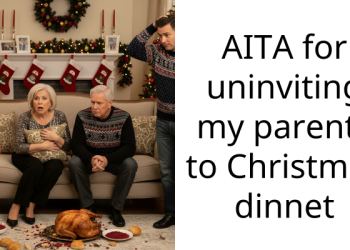 AITA for uninviting my parents to Christmas dinnet