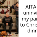 AITA for uninviting my parents to Christmas dinnet