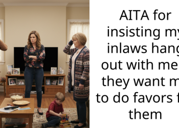 AITA for insisting my inlaws hang out with me if they want me to do favors for them