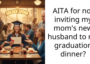 AITA for not inviting my mom’s new husband to my graduation dinner?