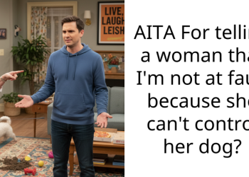 AITA For telling a woman that I’m not at fault because she can’t control her dog?