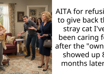 AITA for refusing to give back the stray cat I’ve been caring for after the “owner” showed up 8 months later?