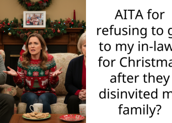 AITA for refusing to go to my in-laws for Christmas after they disinvited my family?