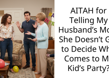 AITAH for Telling My Husband’s Mom She Doesn’t Get to Decide Who Comes to My Kid’s Party?