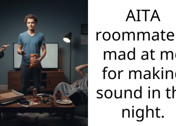 AITA roommate is mad at me for making sound in the night.