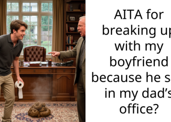 AITA for breaking up with my boyfriend because he shit in my dad’s office?