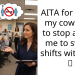 AITA for telling my coworker to stop asking me to switch shifts with her?
