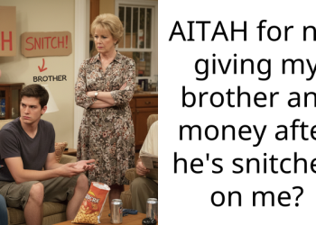 AITAH for not giving my brother any money after he’s snitched on me?