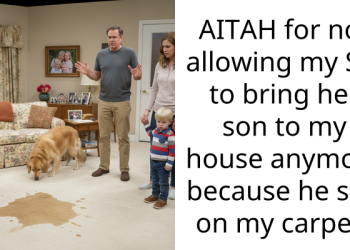 AITAH for not allowing my SIL to bring her son to my house anymore because he shit on my carpet?