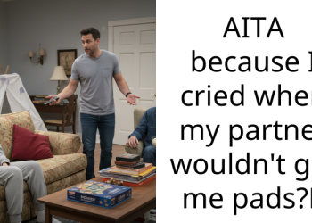 AITA because I cried when my partner wouldn’t get me pads?