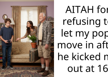 AITAH for refusing to let my pops move in after he kicked me out at 16