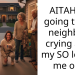 AITAH for going to the neighbors crying after my SO locked me out?