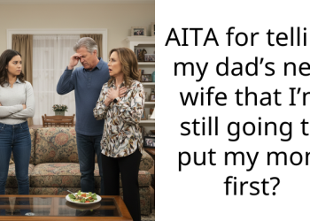 AITA for telling my dad’s new wife that I’m still going to put my mom first?