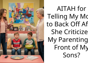 AITAH for Telling My Mom to Back Off After She Criticized My Parenting in Front of My Sons?