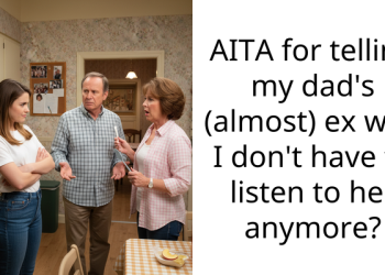 AITA for telling my dad’s (almost) ex wife I don’t have to listen to her anymore?