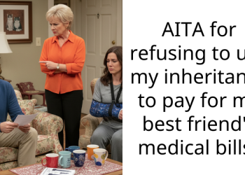 AITA for refusing to use my inheritance to pay for my best friend’s medical bills?
