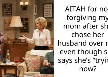 AITAH for not forgiving my mom after she chose her husband over me, even though she says she’s “trying” now?