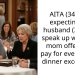 AITA (34F) for expecting my husband (33M) to speak up when his mom offered to pay for everyone at dinner except me?