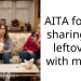 AITA for not sharing my leftovers with my bf?