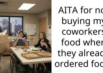 AITA for not buying my coworkers food when they already ordered food.