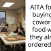 AITA for not buying my coworkers food when they already ordered food.