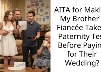 AITA for Making My Brother’s Fiancée Take a Paternity Test Before Paying for Their Wedding?