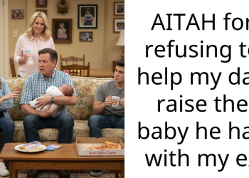 AITAH for refusing to help my dad raise the baby he had with my ex